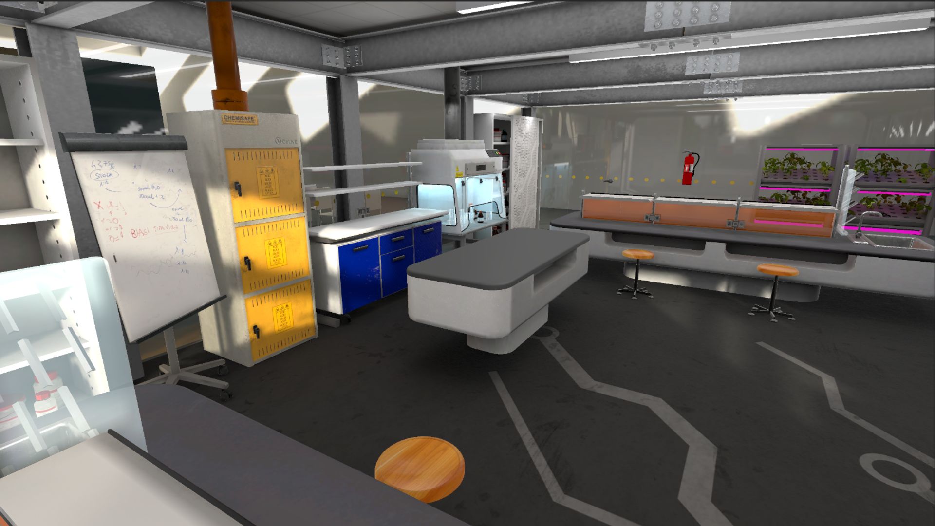 A VR platform for immersive education in life sciences and manufacturing