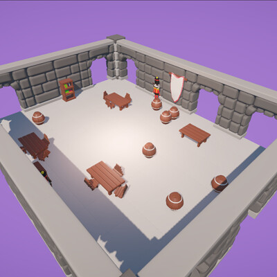 Procedural content generation system developed in Unity