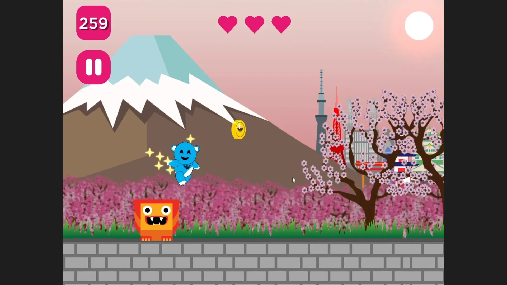 An endless-runner developed for Vivaevents and Armani.